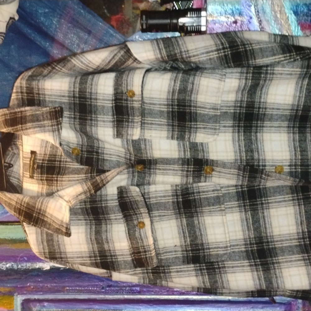 Long flannel shirt